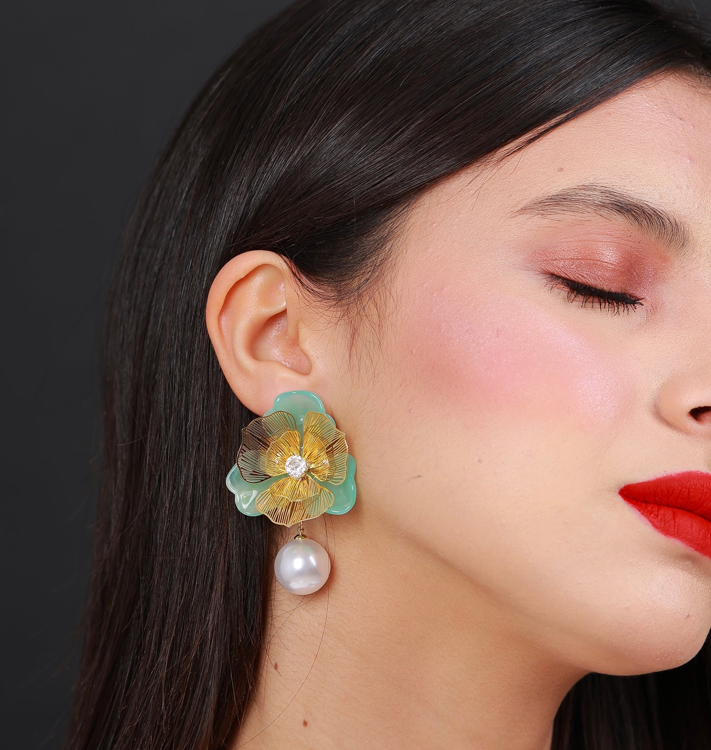 Boucle D'oreille Aster