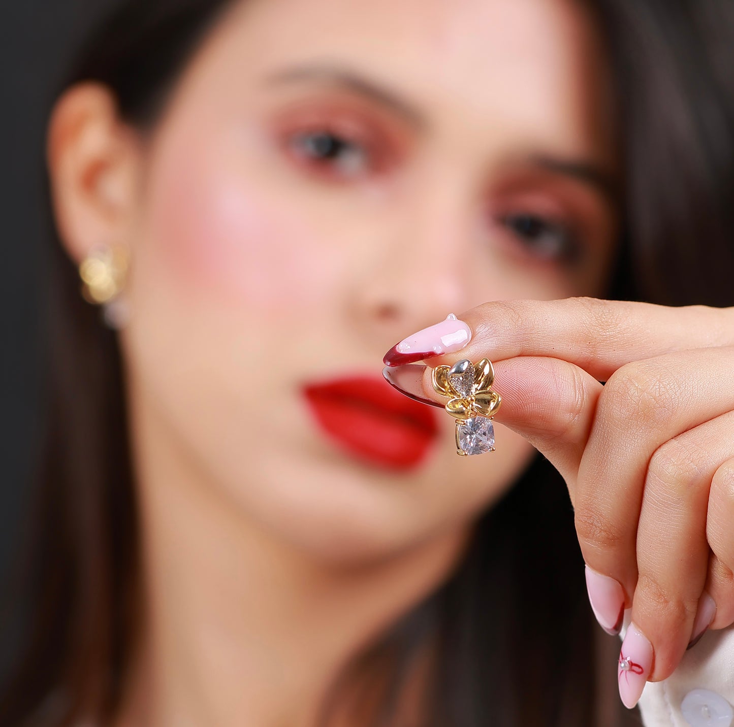 Boucle D'oreille Dahlia Whisper