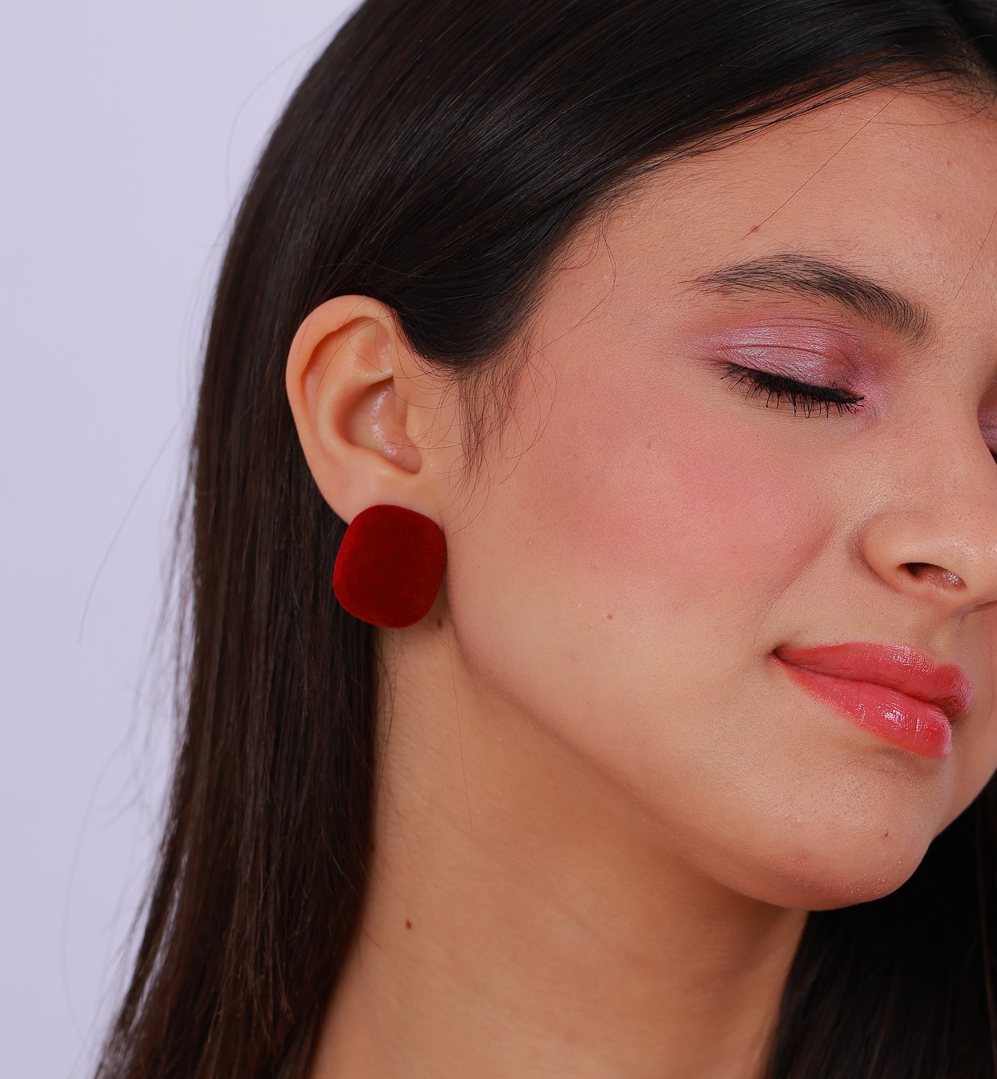 Boucle D'oreille Garnet Stone