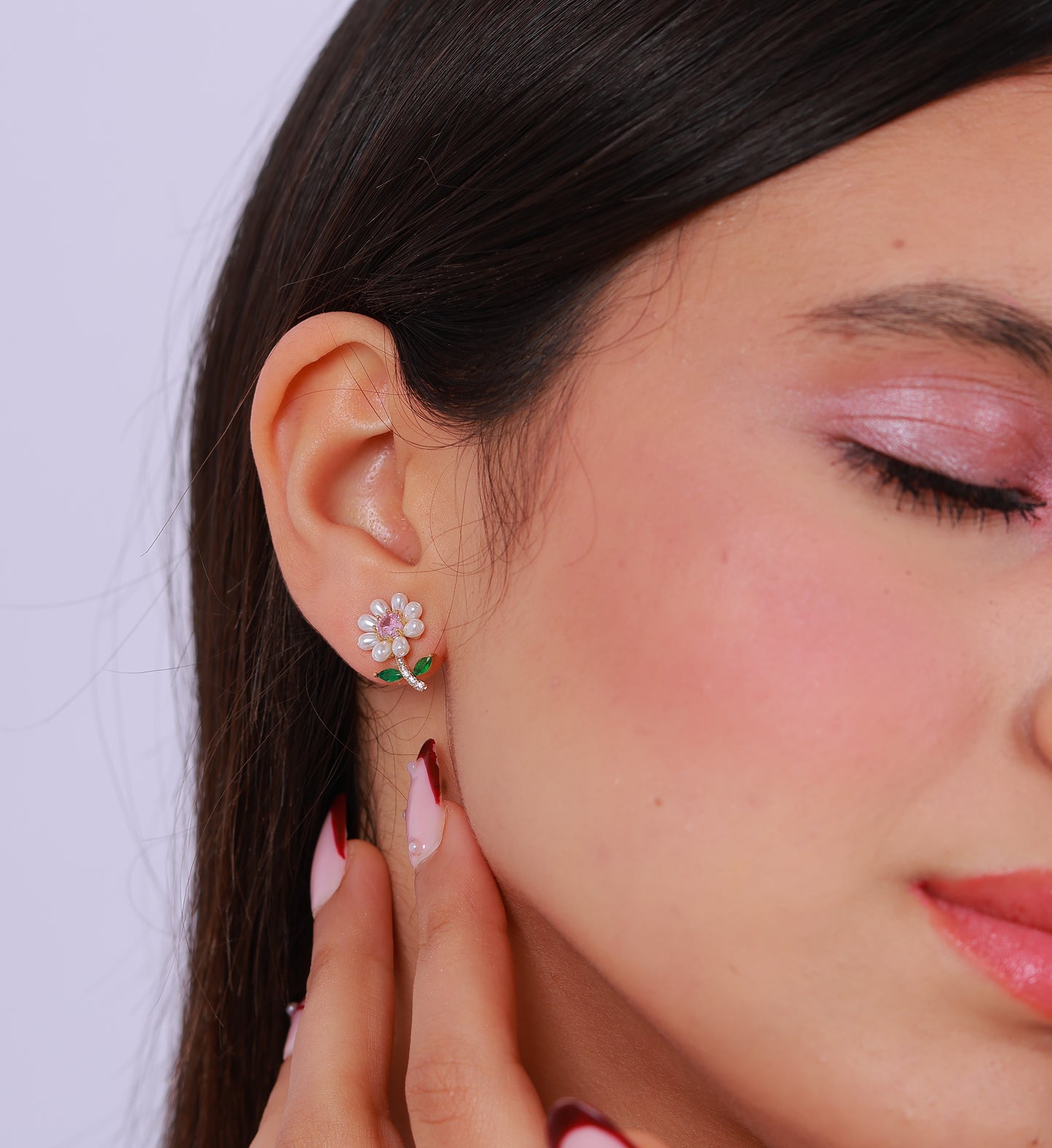 Boucle D'oreille Jade Stone