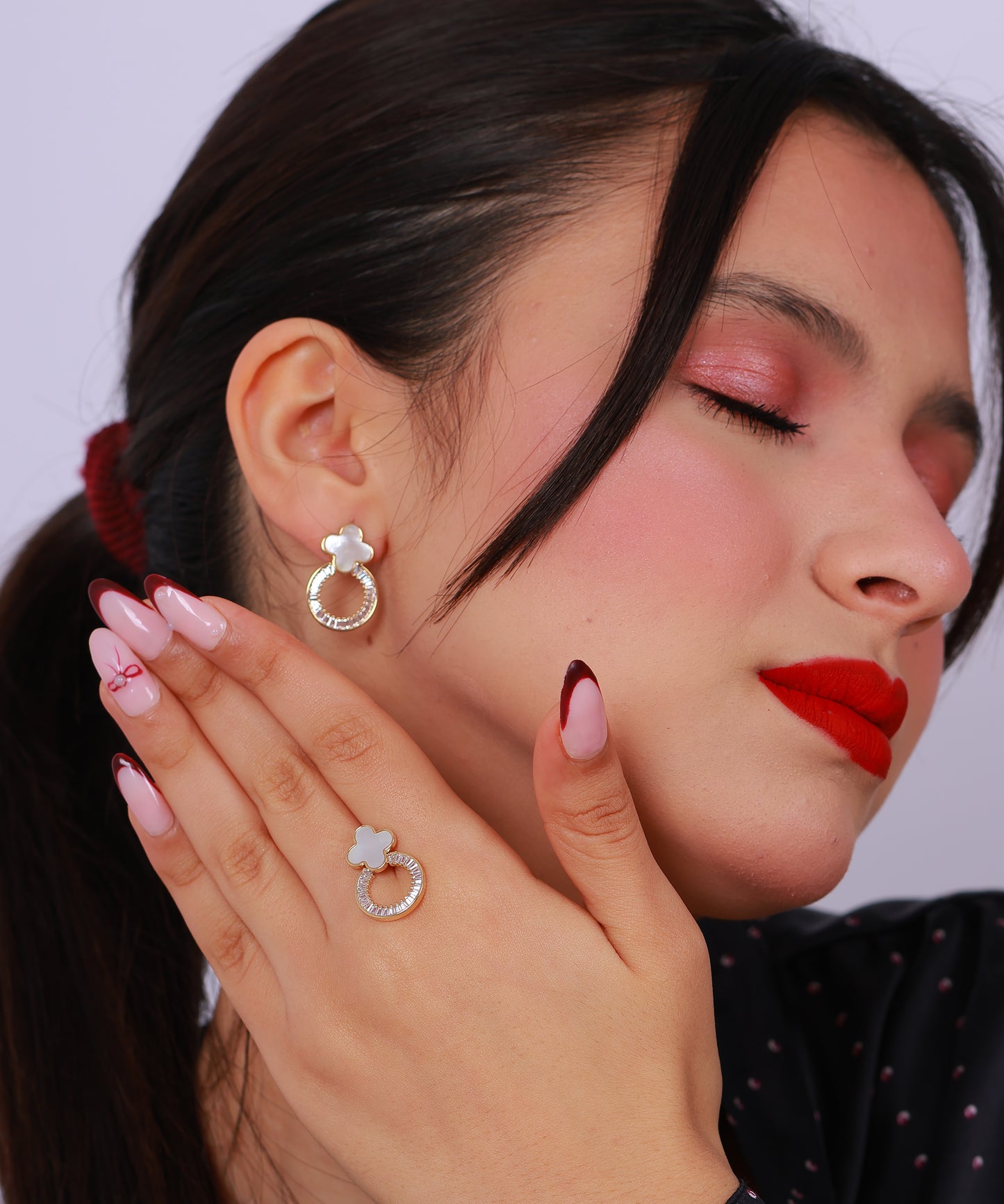 Boucle D'oreille Spinel