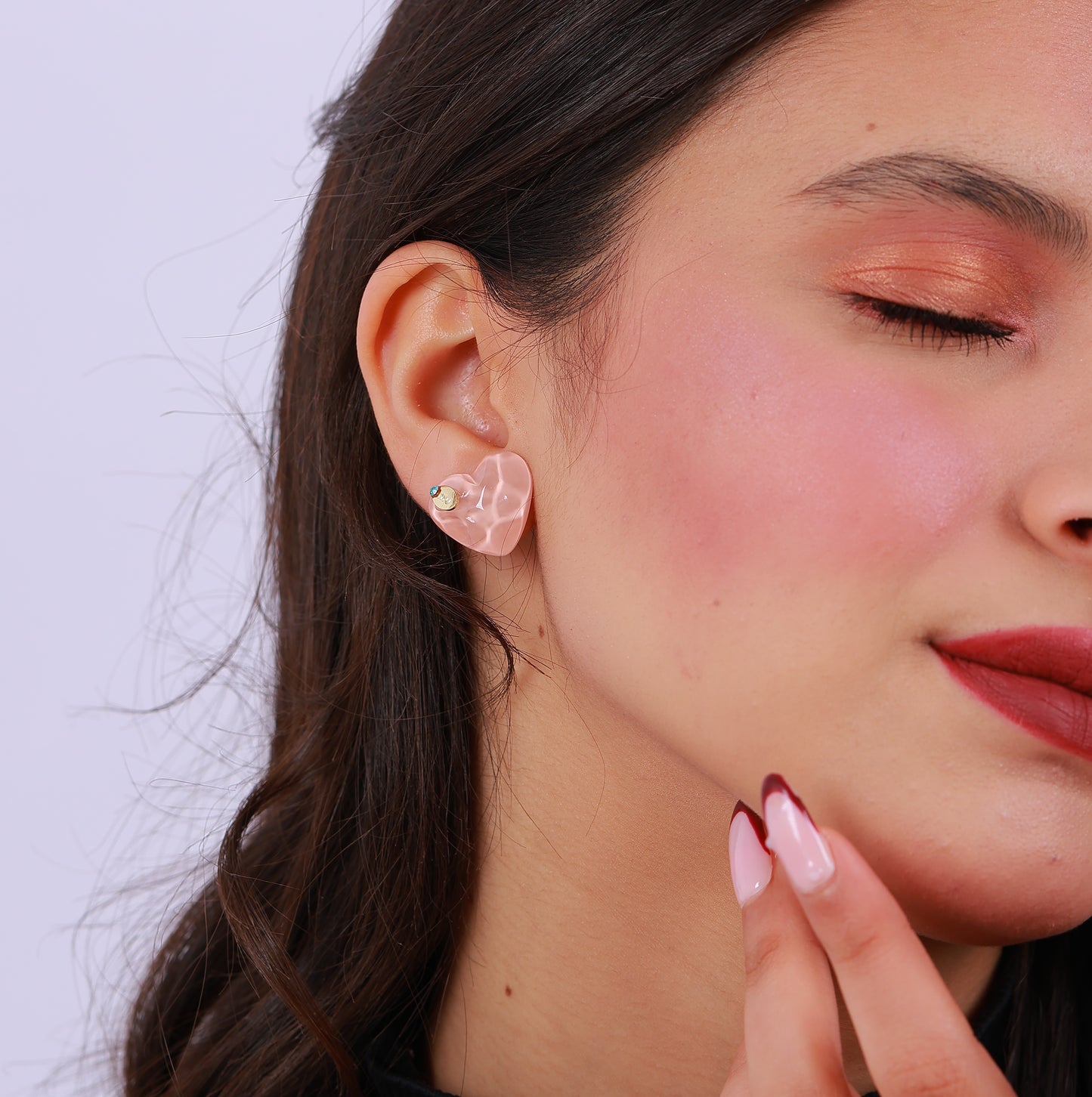 Boucle D'oreille Clover Pink