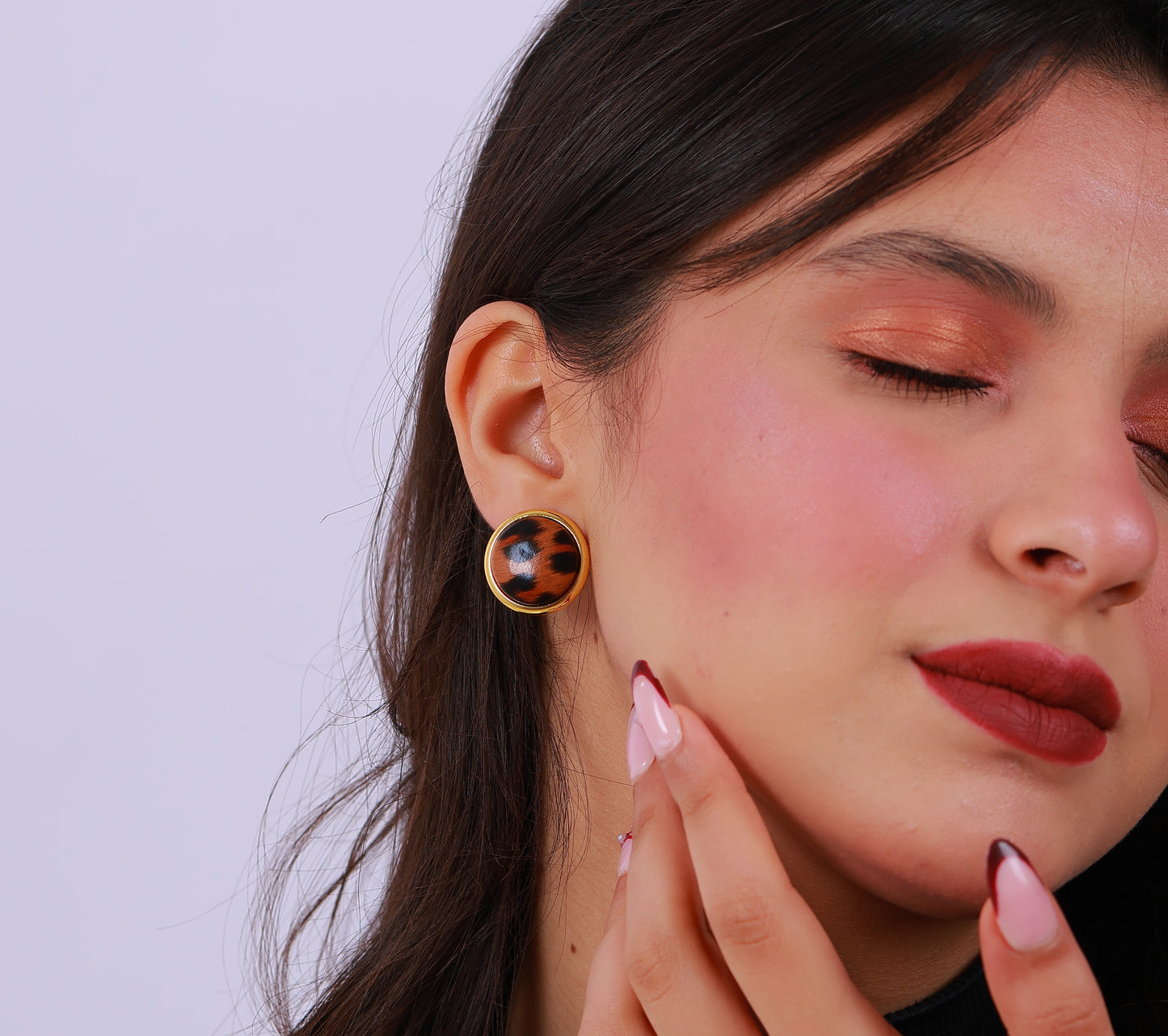 Boucle D'oreille Onyx Gold