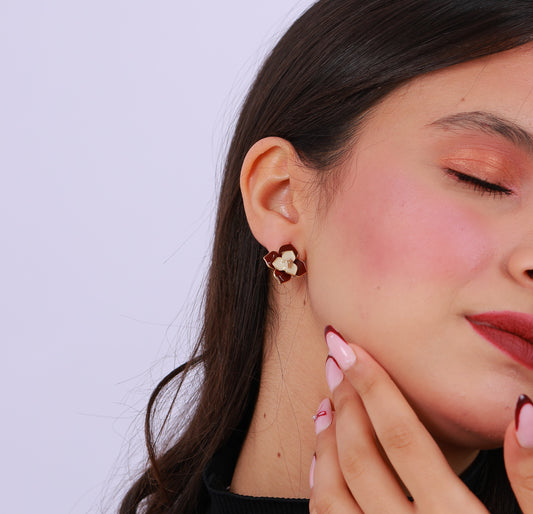 Boucle D'oreille Horizon Rose