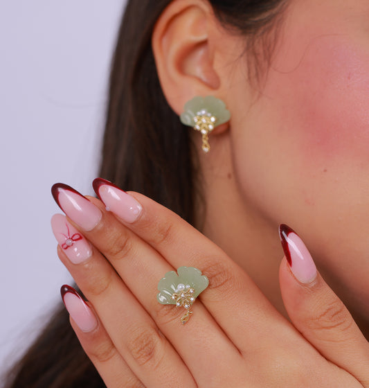 Boucle D'oreille Golden Champa