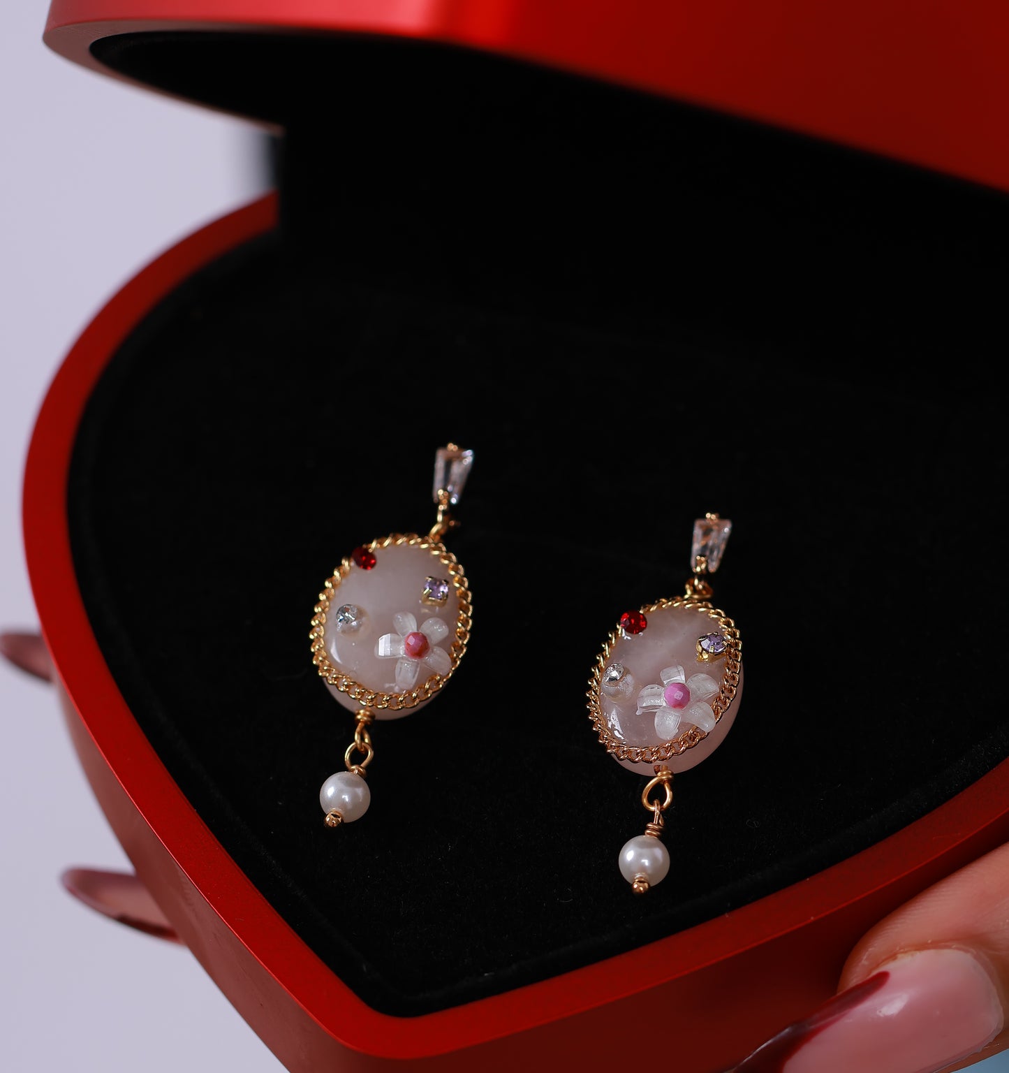 Boucle D'oreille China Rose