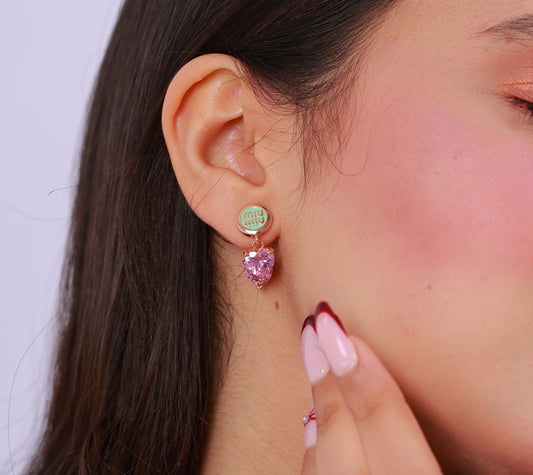 Boucle D'oreille Eleora Pink