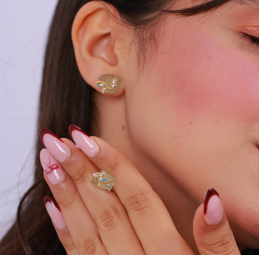 Boucle D'oreille Margaret Green