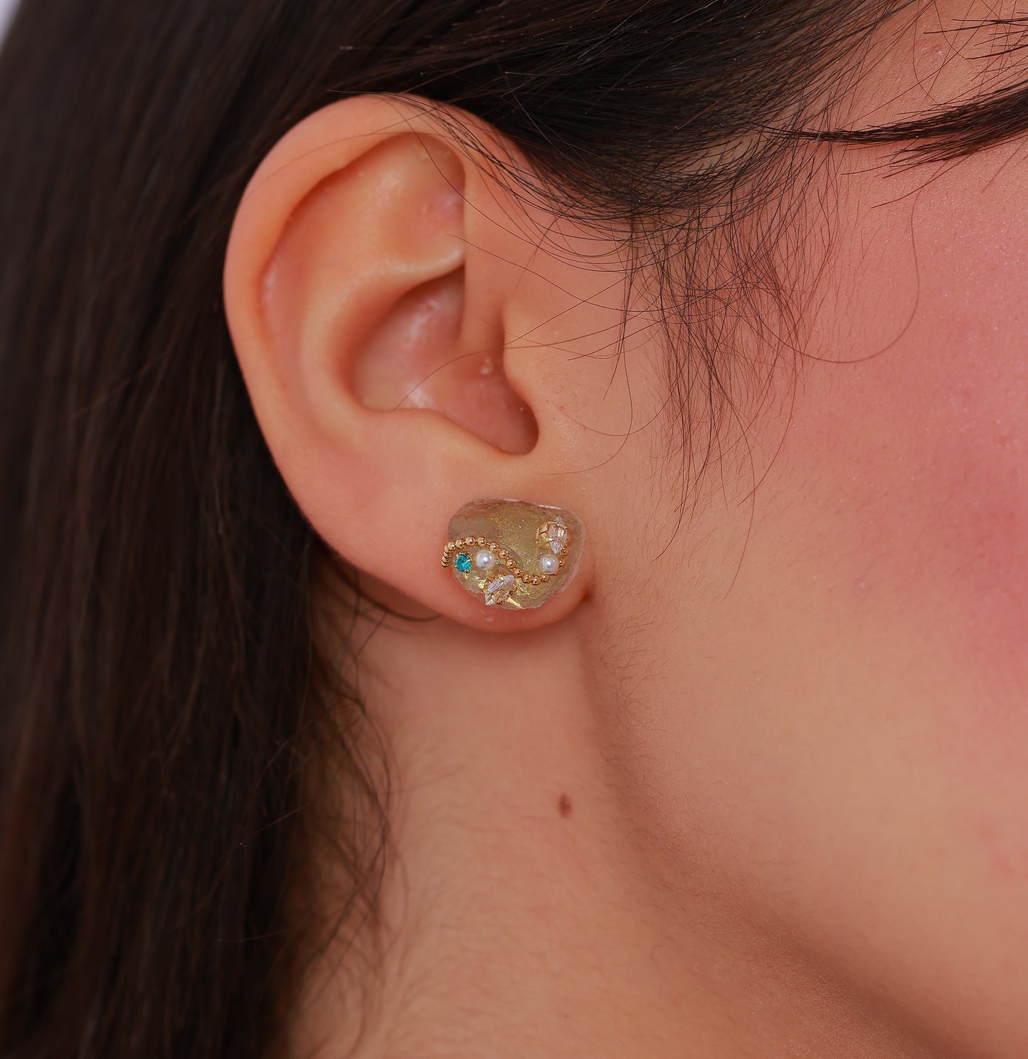 Boucle D'oreille Margaret Green