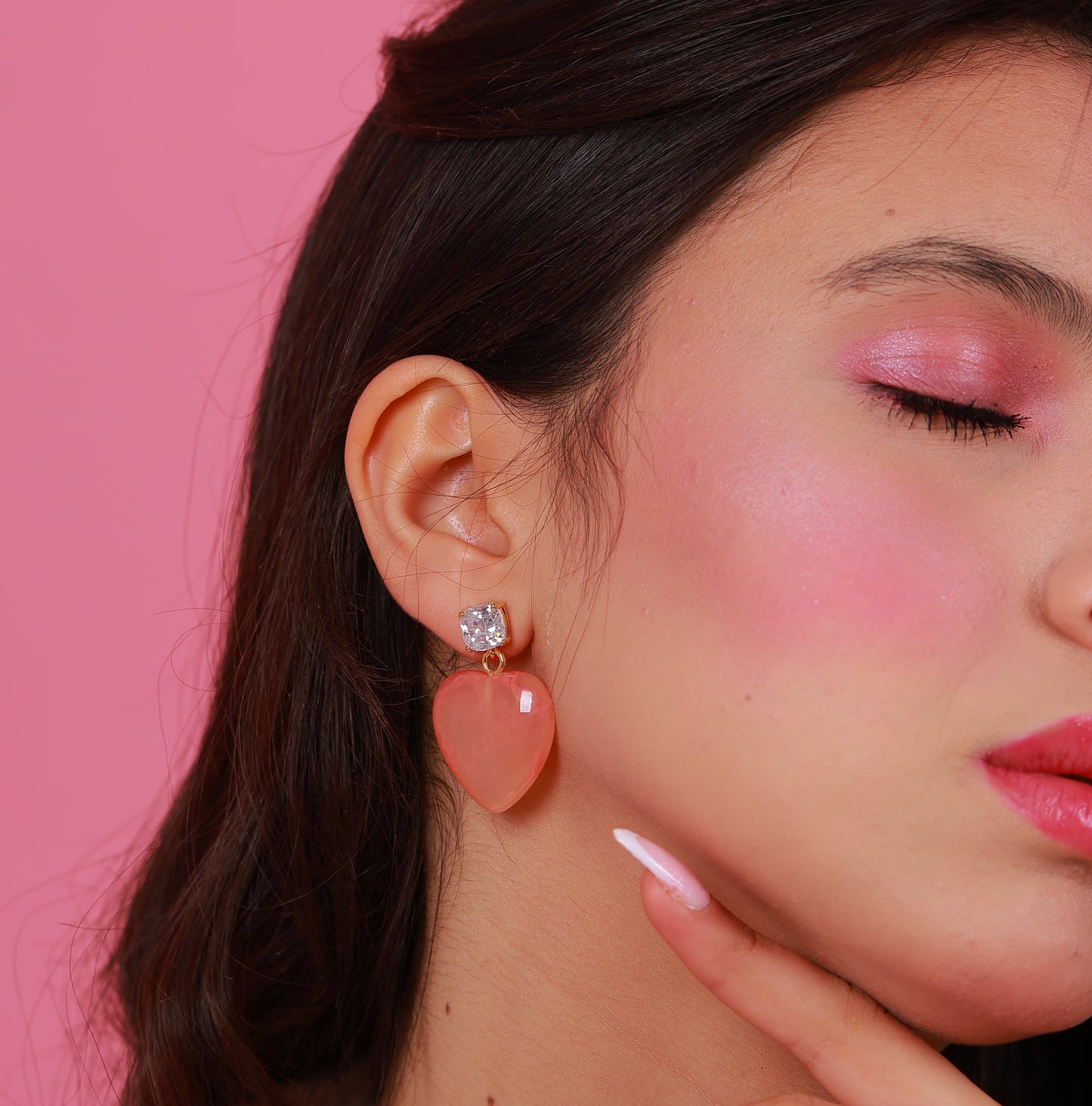 Boucle D'oreille Bianca Pink