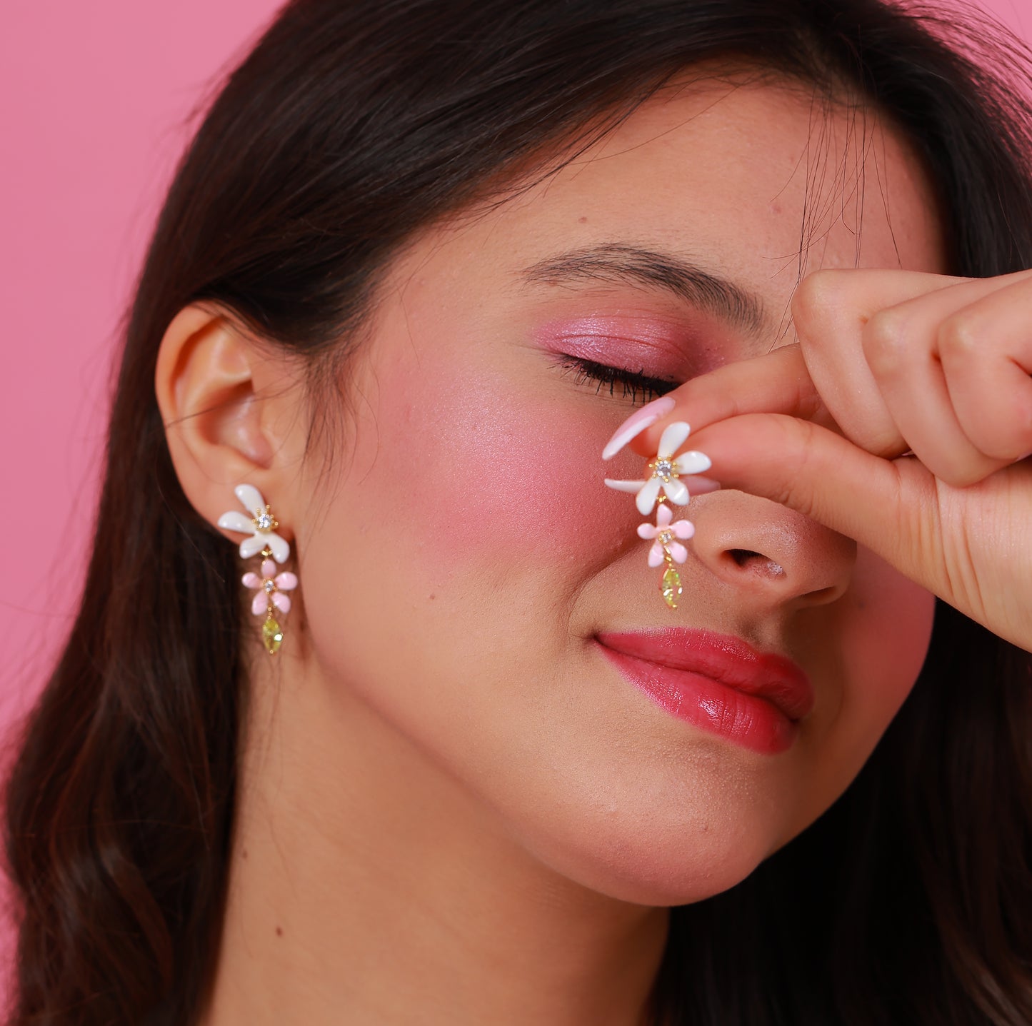 Boucle D'oreille Camelia