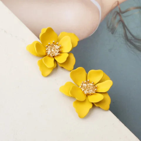 Boucles d'oreilles Fleurs