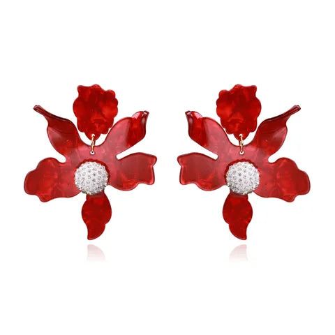 Boucles d'oreilles Fleurs