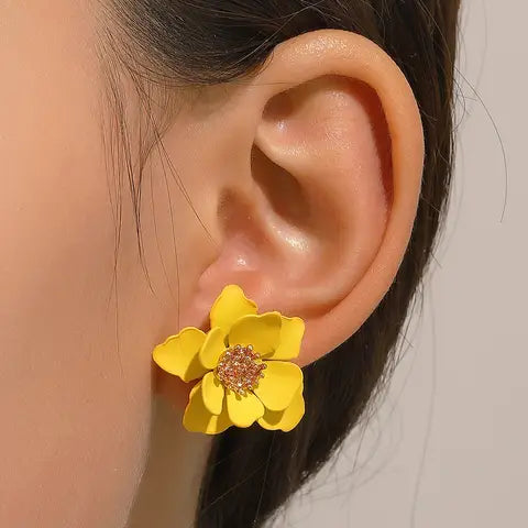 Boucles d'oreilles Fleurs