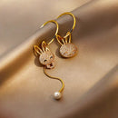 Boucles d'oreilles Lapin