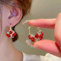 Boucles d'oreilles fleurs