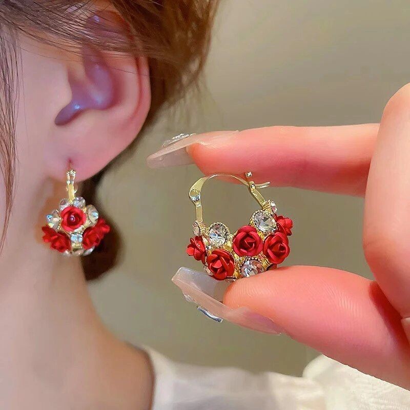 Boucles d'oreilles fleurs