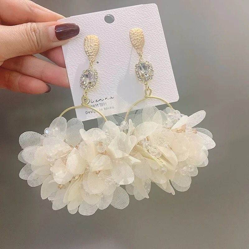 Boucles d'oreilles Fleur