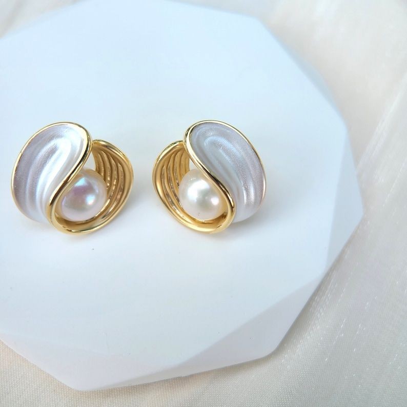 Boucles d'oreilles Perles