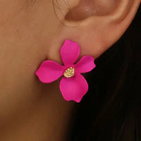 Boucles d'oreilles fleurs