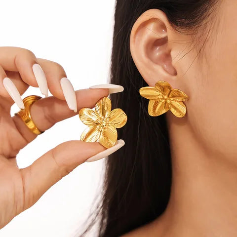 Boucles d'oreilles Fleur