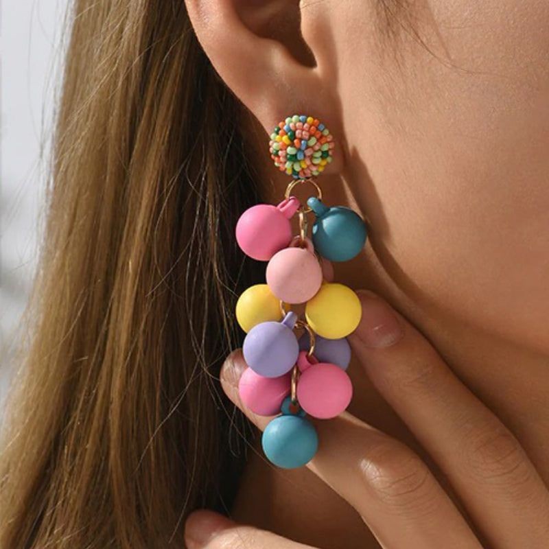 Boucles d'oreilles Arc en Ciel