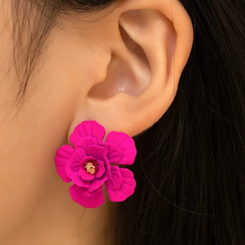 Boucles d'oreilles Fleurs