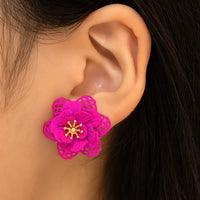 Boucles d'oreilles Fleur