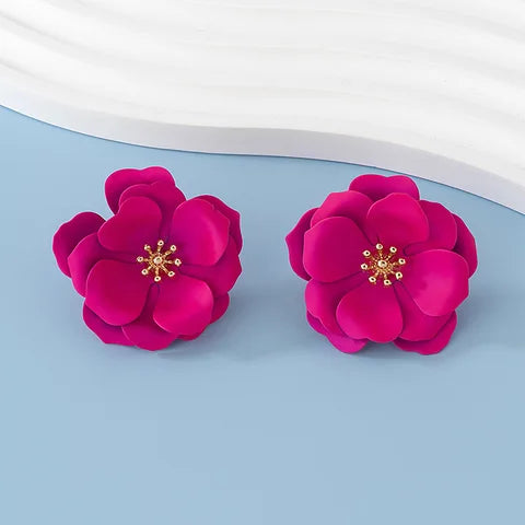 Boucles d'oreilles Fleur