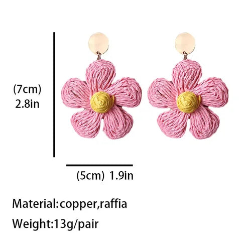 Boucles d'oreilles Fleur