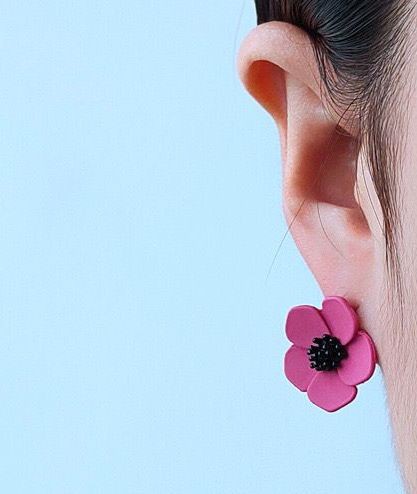 Boucles d'oreilles Fleur