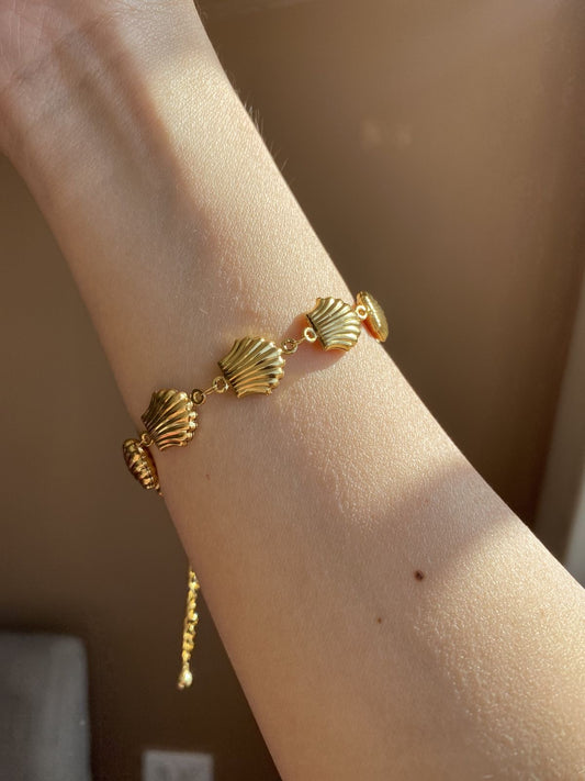 Gold - Shell - Bracelet