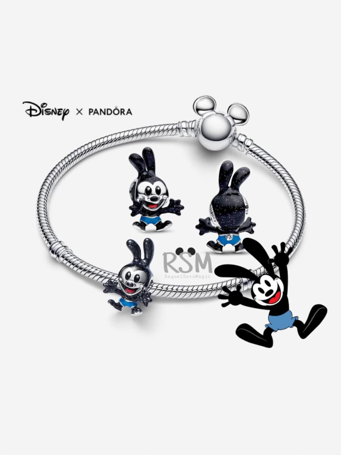 Bracelet - Pandora Disney - Oswald The Lucky Rabbit - Charm