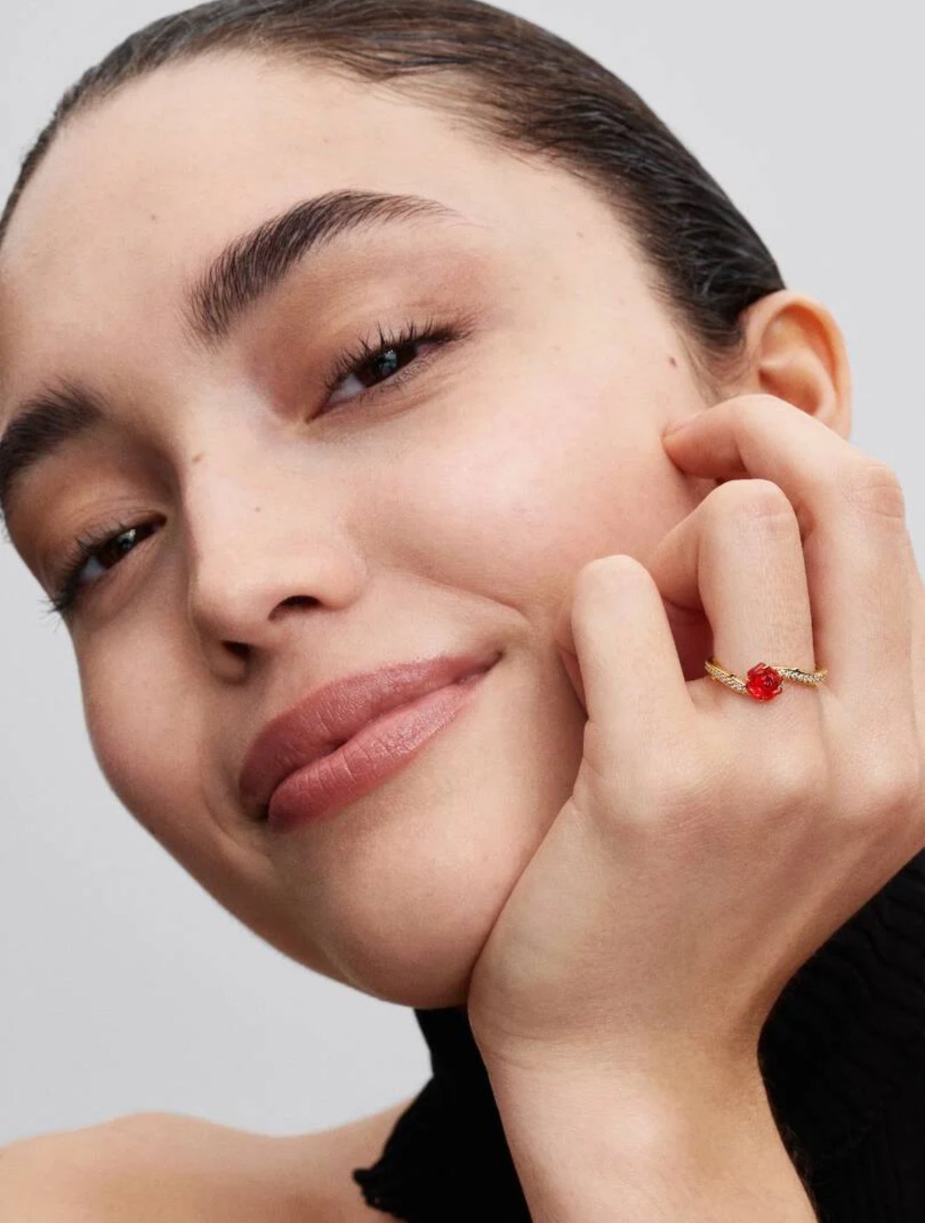 Bague - Pandora - Red Flower