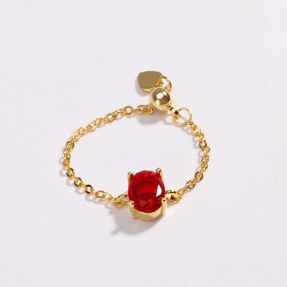 Bague - Adjustable Red