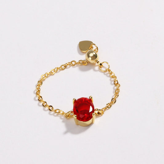 Bague - Adjustable Red