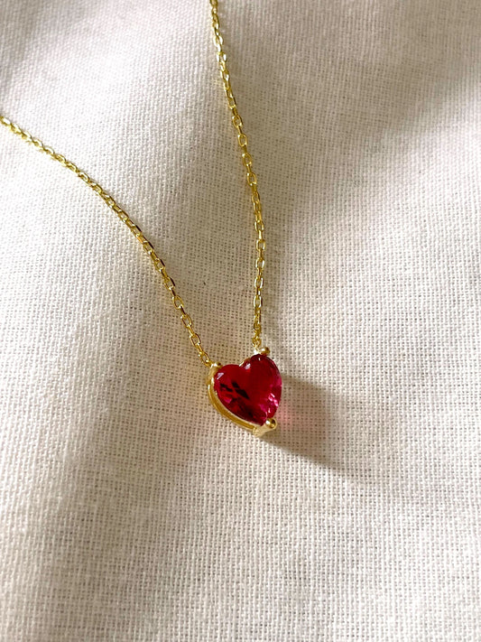 Collier - Small Red Heart