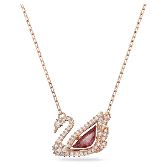 Collier Swarovski - Dancing Swan Pink