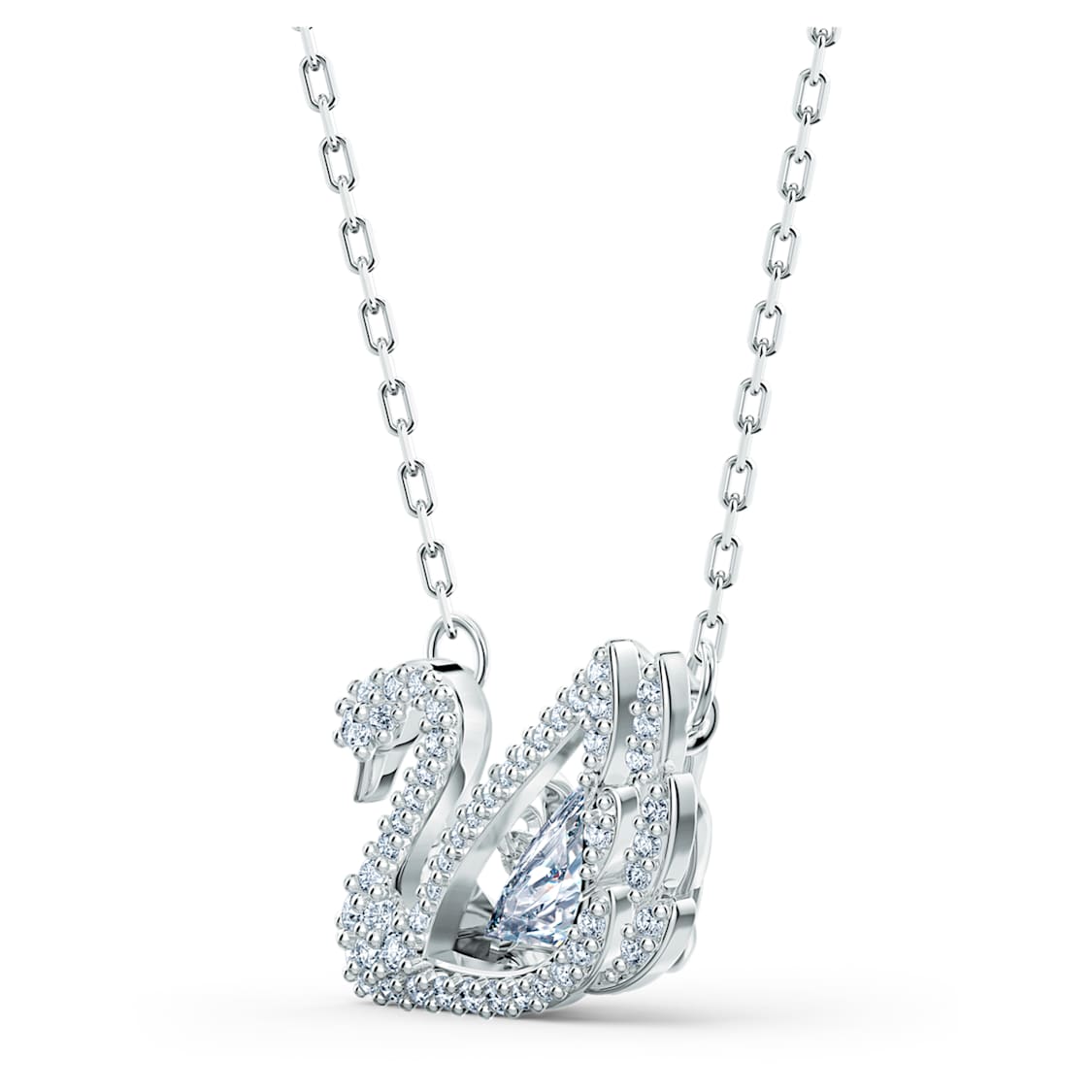 Collier Swarovski - Dancing Swan - White