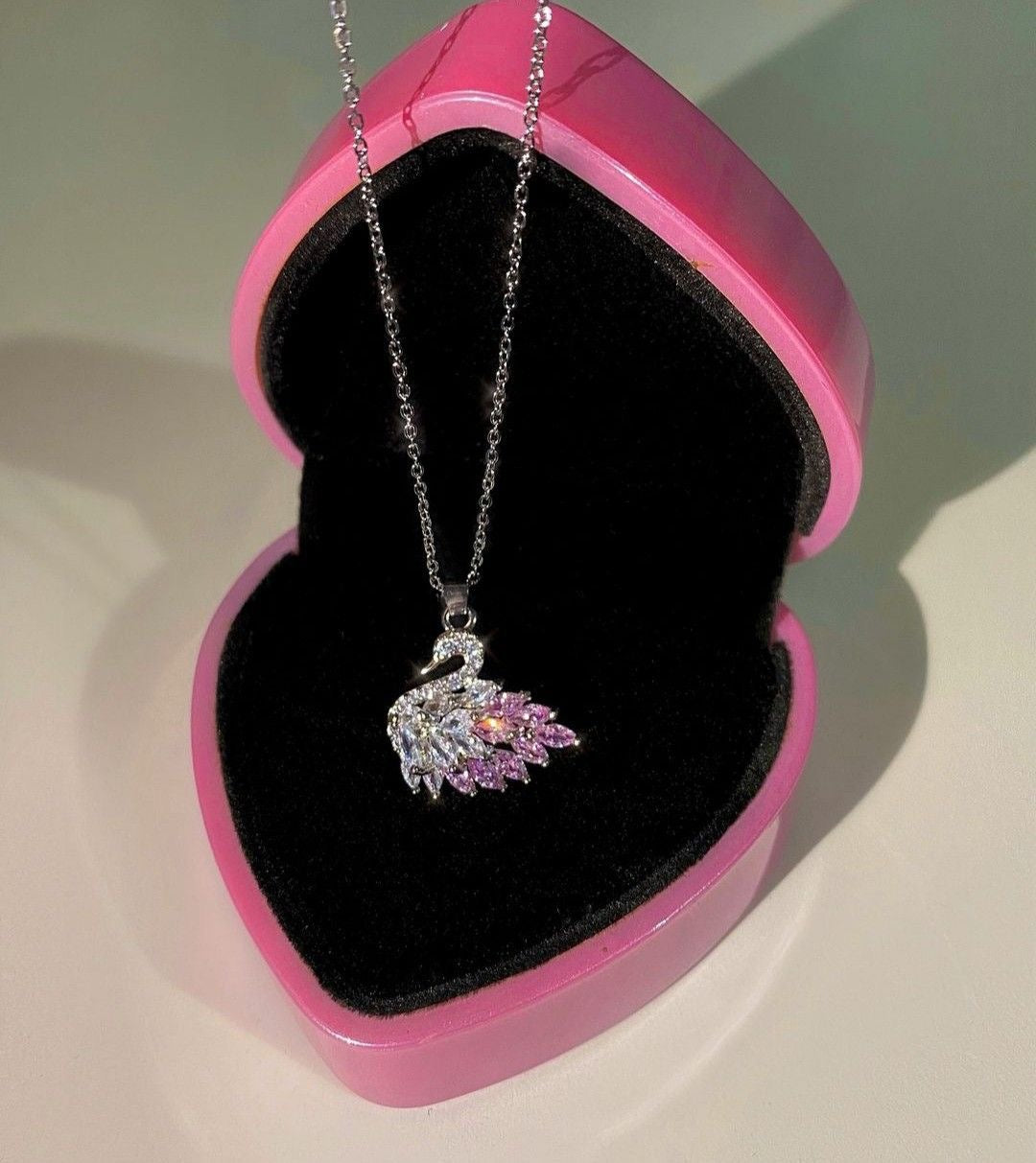 Sparkling - Swan - Crystal - Necklace