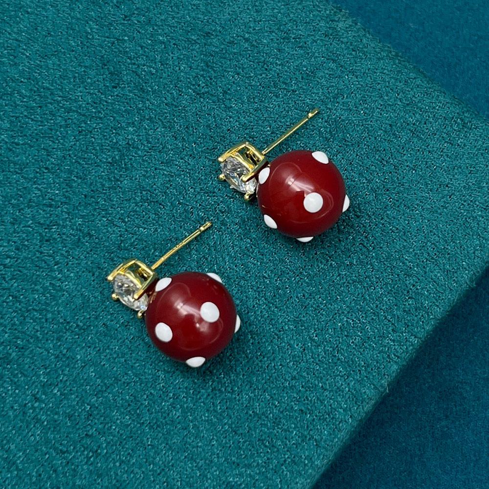 Boucle D'oreille Tessa Red