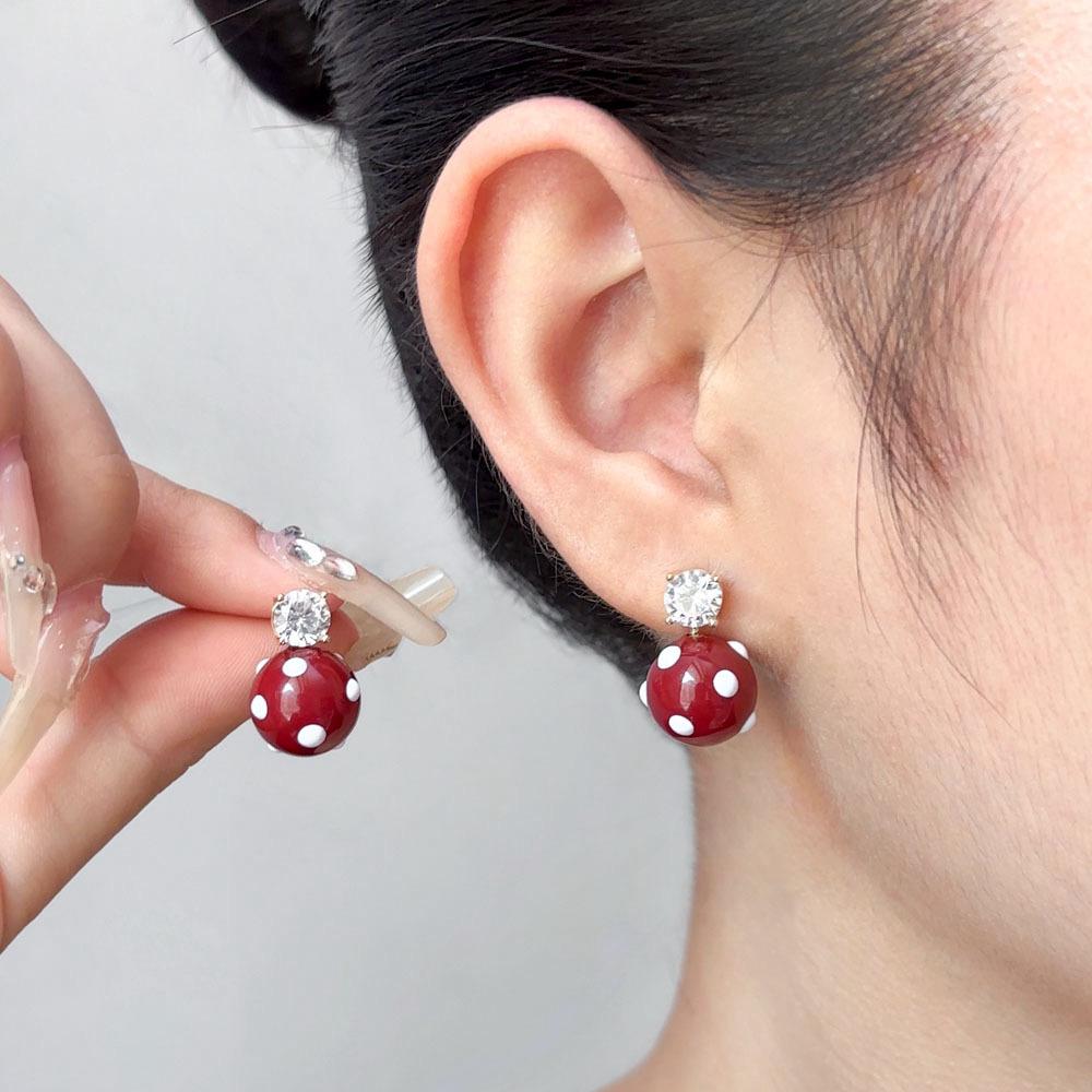 Boucle D'oreille Tessa Red