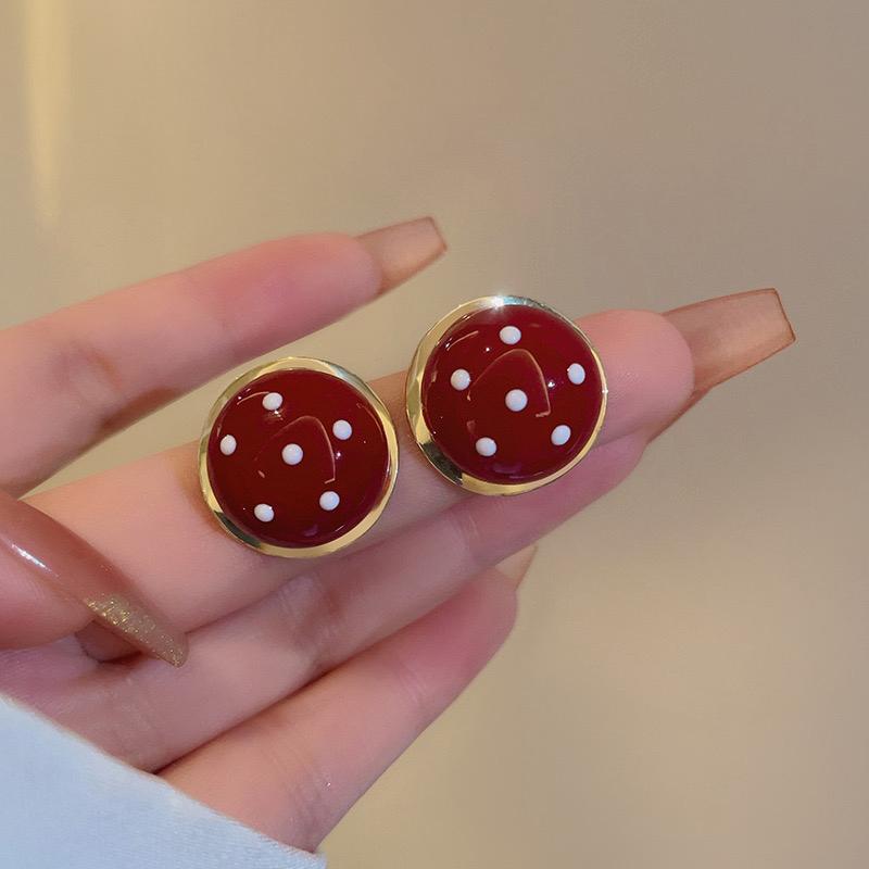 Boucle D'oreille Ivy Red