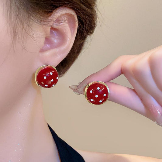 Boucle D'oreille Ivy Red