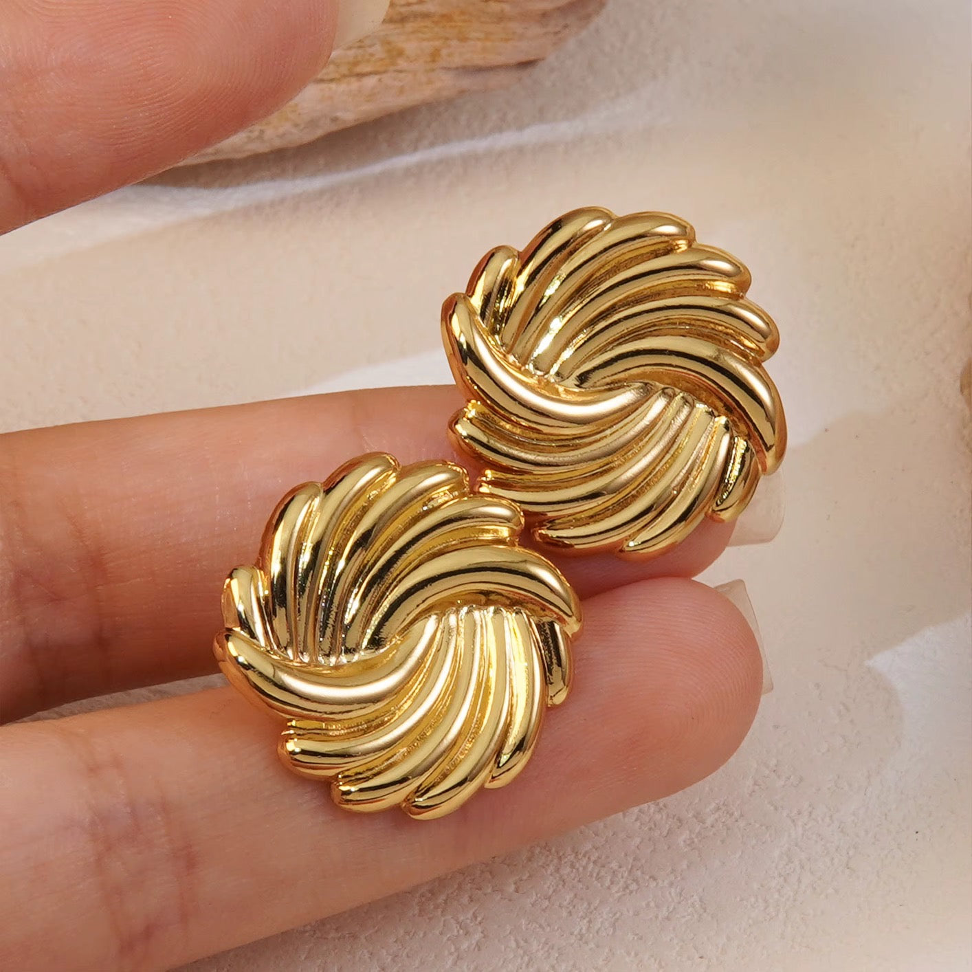Boucle D'oreille Golden Crown