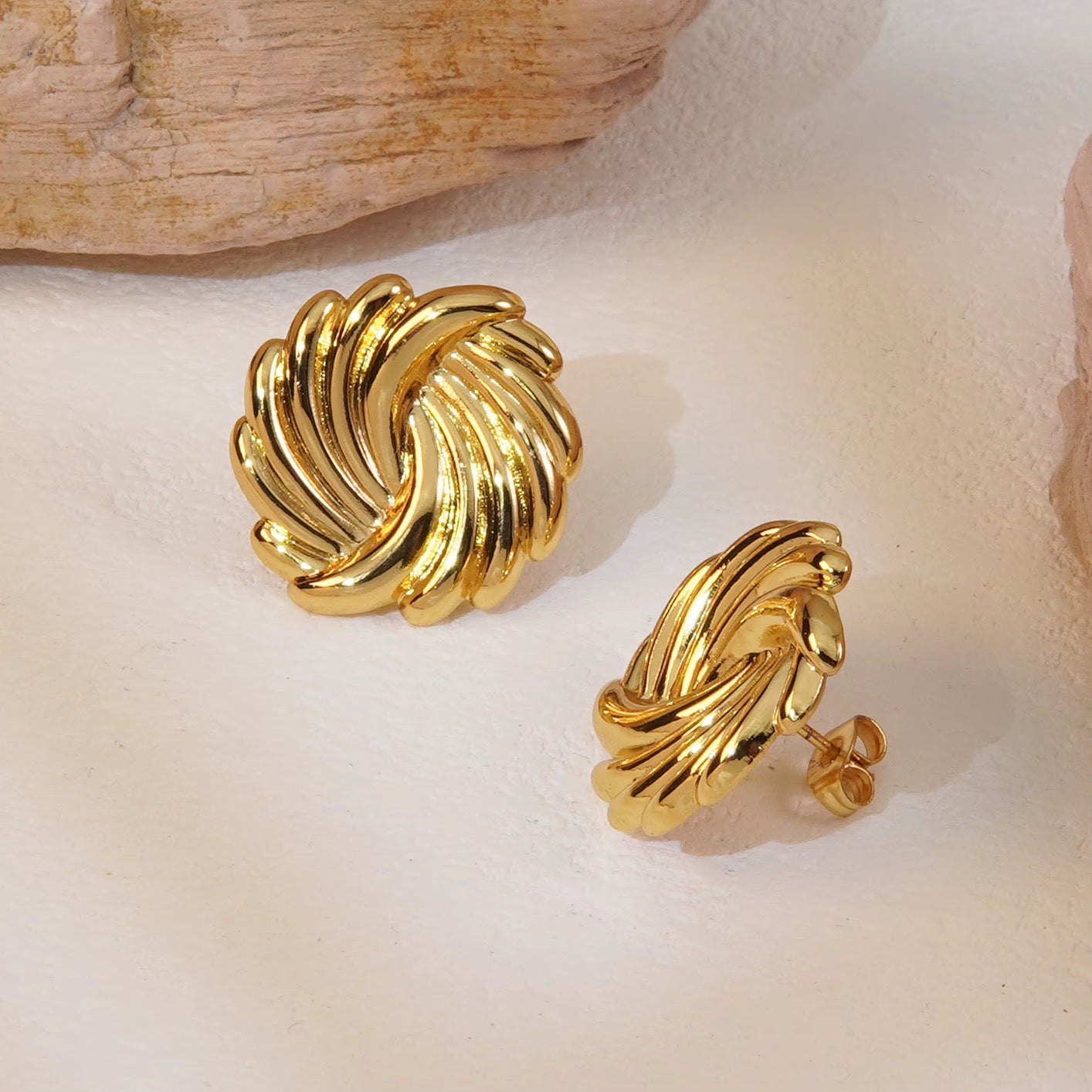 Boucle D'oreille Golden Crown