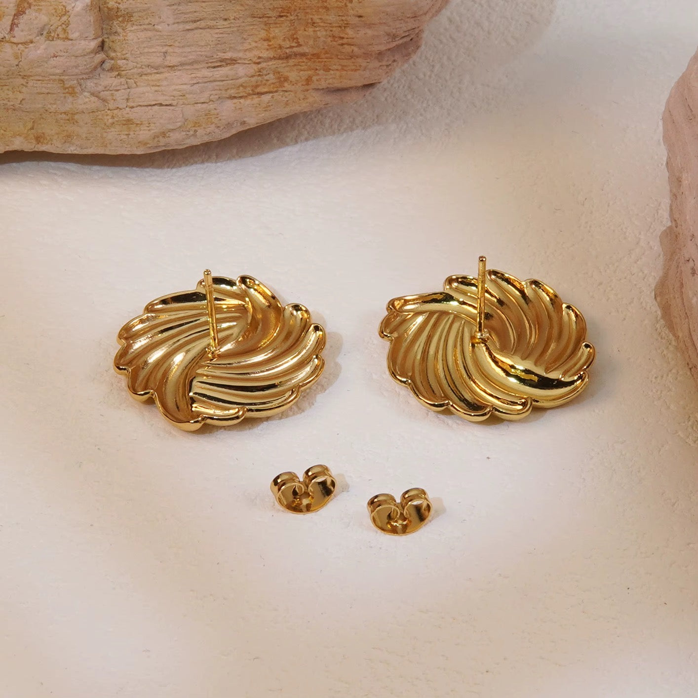 Boucle D'oreille Golden Crown