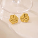 Boucle D'oreille Golden Waves