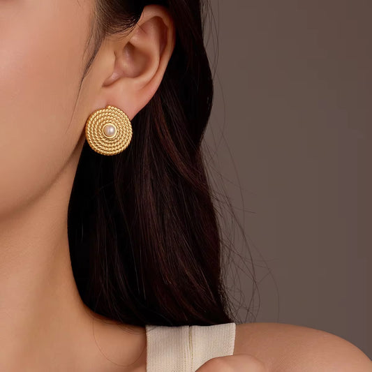 Boucle D'oreille Golden P