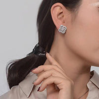 Boucle D'oreille Magnolia Rose